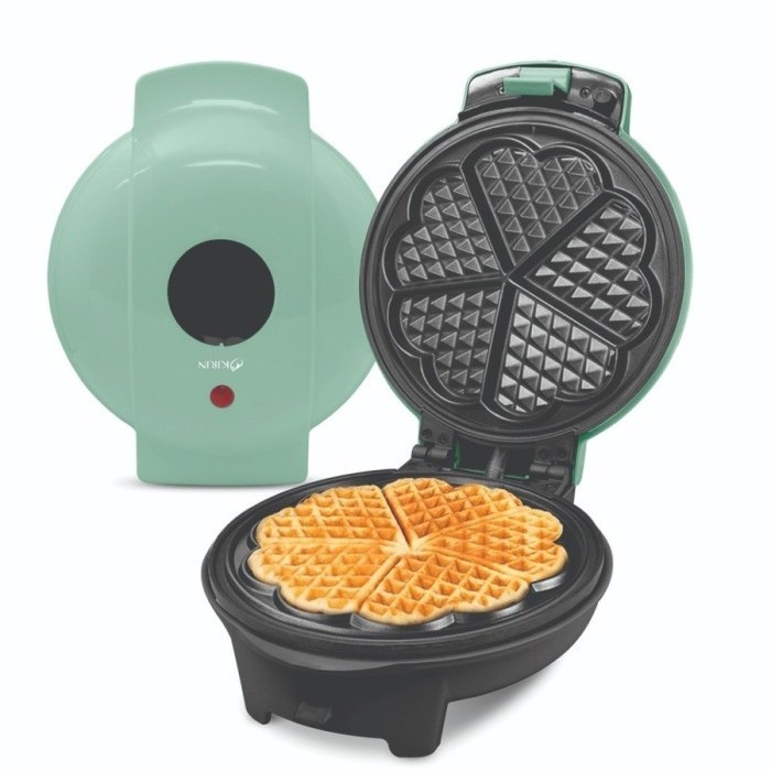 KIRIN Waffle Toaster KWT 400 S/R / Pembuat Roti Waffle