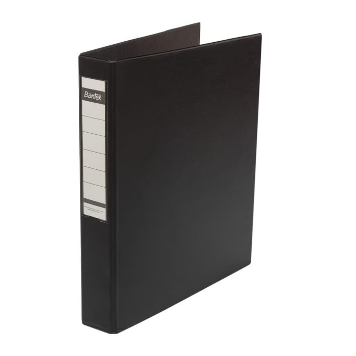 

Bantex Ring Binder 4 Ring D A4 40mm Black #8442 10 PKM Bandung