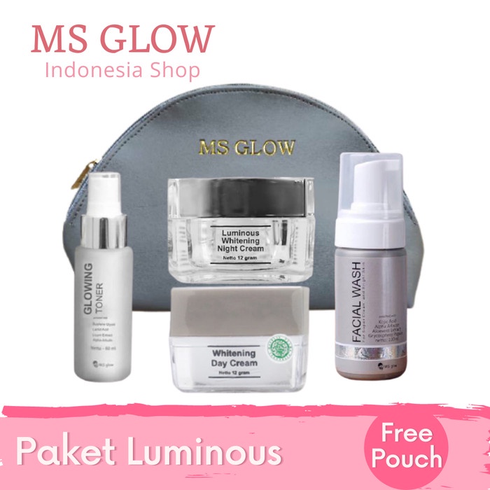 Treat Ms Glow Paket Luminous Solusi Flek Hitam