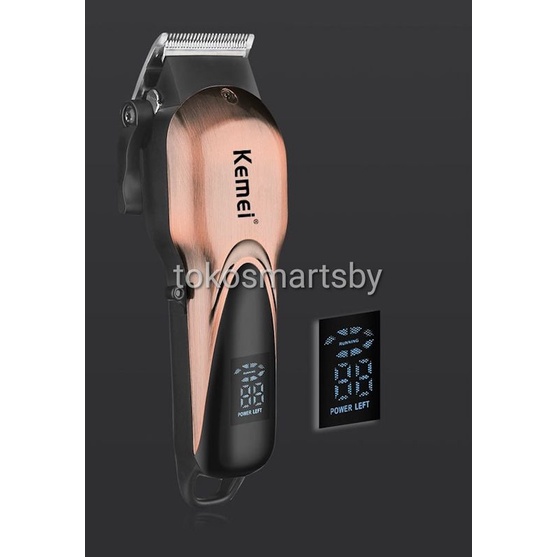 ALAT CUKUR RAMBUT KEMEI KM 6372 HAIR CLIPPER KEMEI CHARGER LED