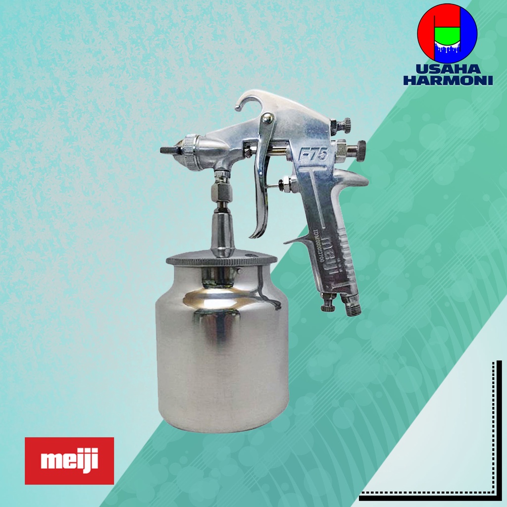 Spray Gun F75 Meiji - Tabung Bawah