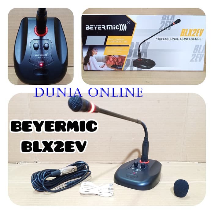 Beyermic BLX2EV Mic Meja Kabel Microphone Conference