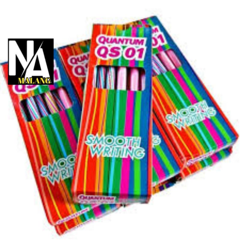 

Pulpen Bolpen Bolpoint Quantum QS01 Murah Extrafine 0.5