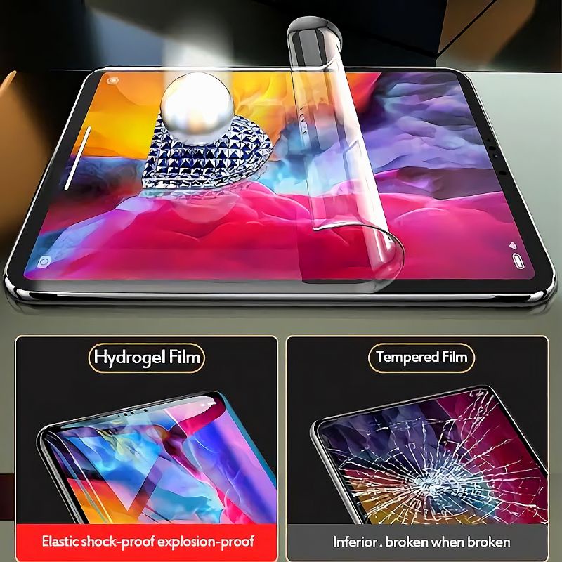 Anti gores hydrogel - not tempered glass for Samsung galaxy tab S4 A A7 lite S5E A10 4 S3 S2 pro s7+ e 3 active A8 S8+ a2s s j s6lite tabs 3 lite n8000