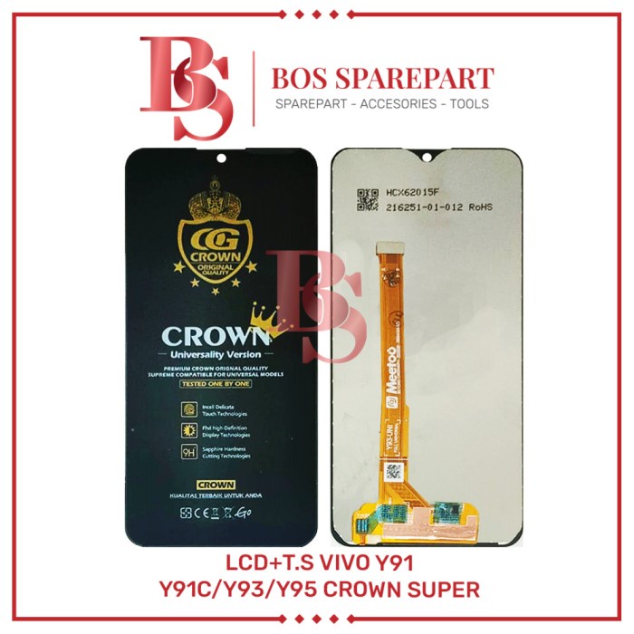 Lcd Touchscreen Vivo Y91 / Y91C / Y93 / Y95 Crown Super