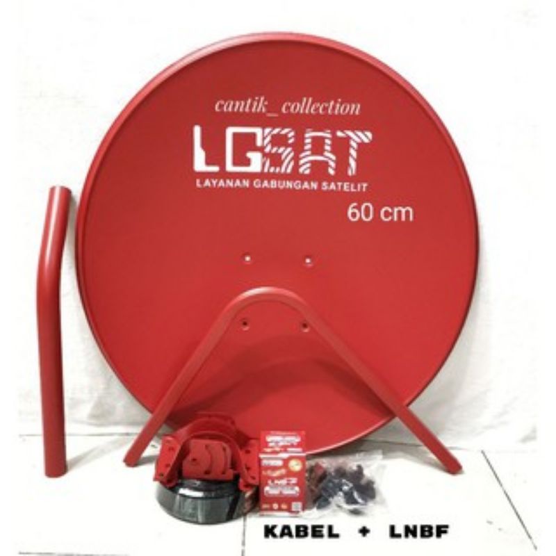 Parabola LGSAT 60 Paket Kabel dan LNbF