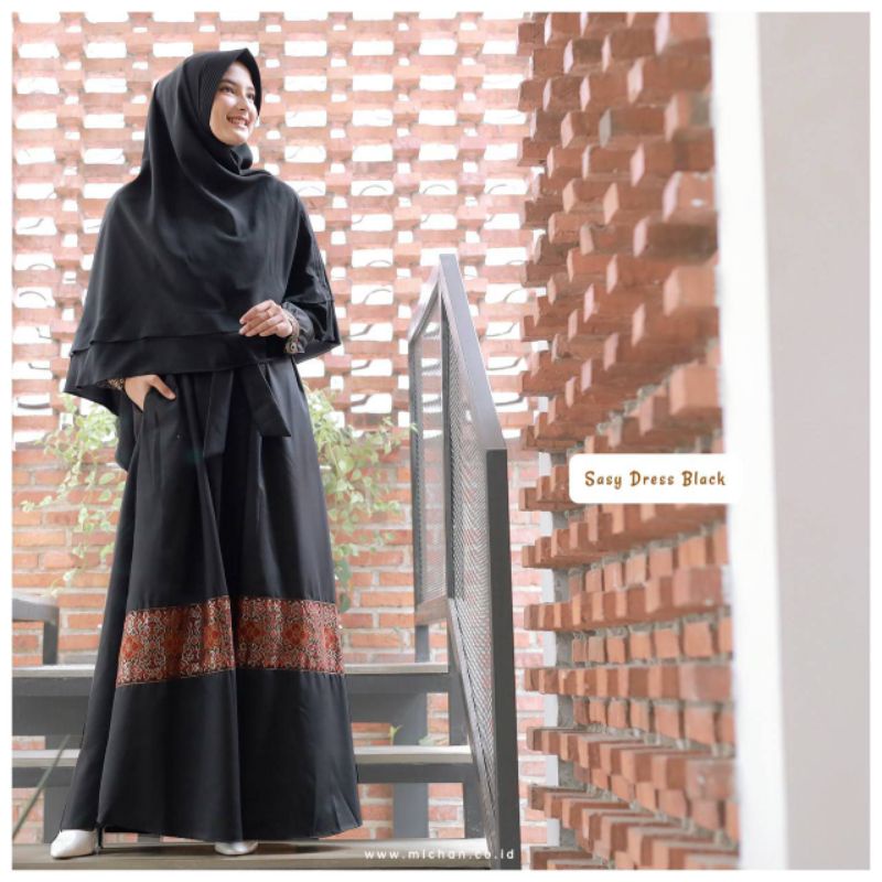 Sasy Etnik Dress by Michan Gamis Batik Trendi