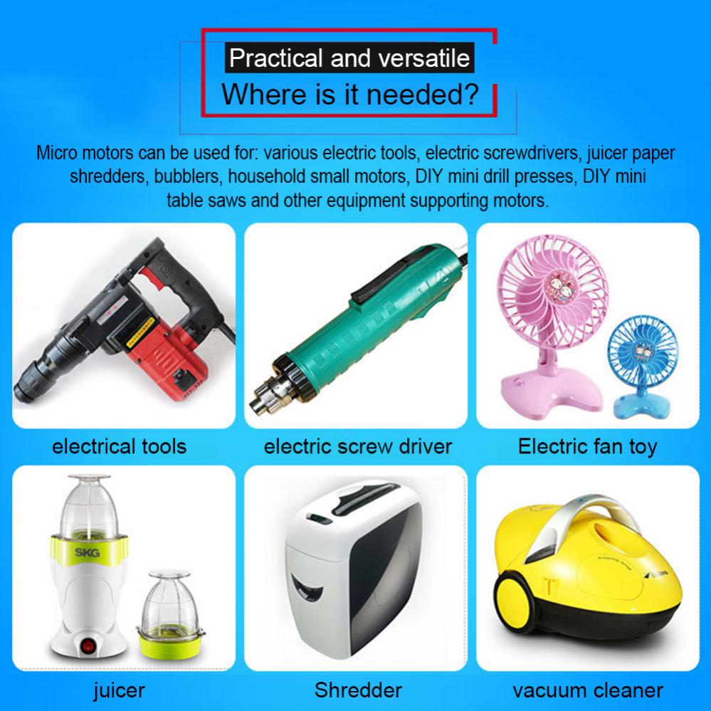 Rs550 Dinamo Motor 12V 18V 19500Rpm Dinamo Mesin Cordless Drill Power Tool Diy Premium High Grade
