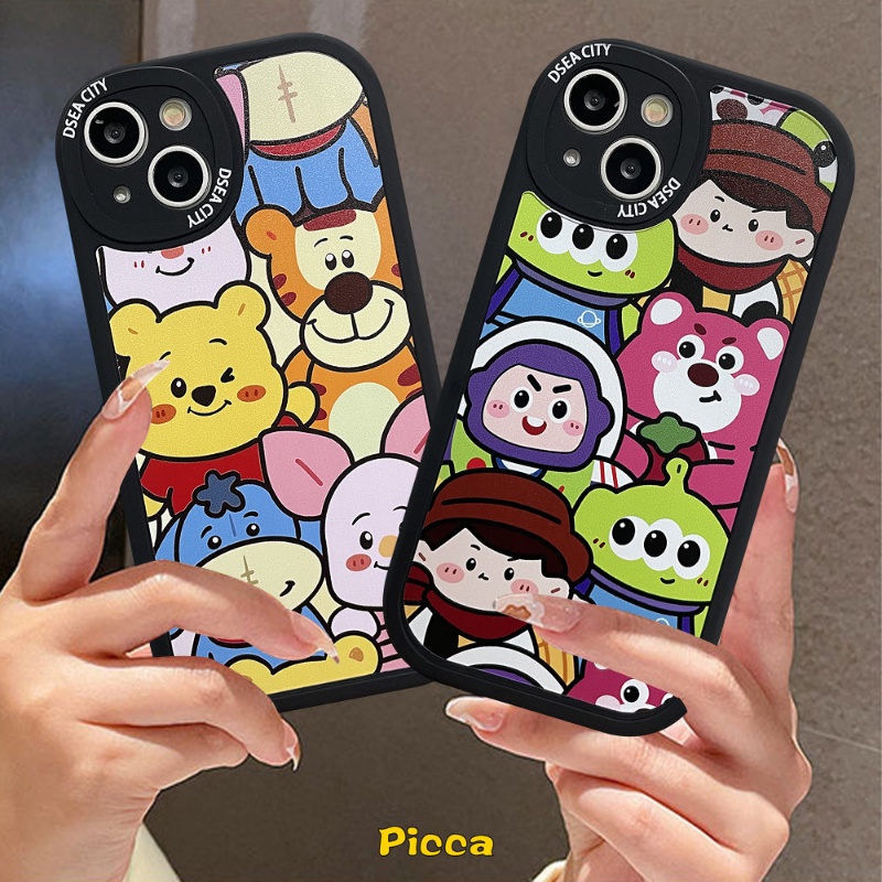 Redmi Note 10Pro 10 11Pro+8Pro 10s 8 9 9Pro 9s 11 11s Redmi A1 9 10 9A 10C 9T 9C 10A Mi F4 12 11 Lite 11T Toy Story Lucu Buzz Lightyear Losto Winnie the Pooh Tigger Soft Sarung