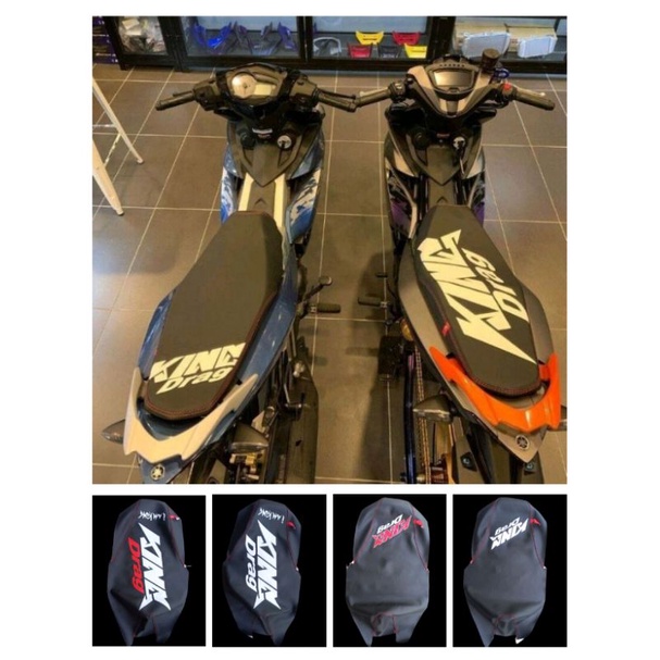 Kain jok king drag/ Sarung jok king drag/ Cover jok king drag malasnya universal semua motor pnp