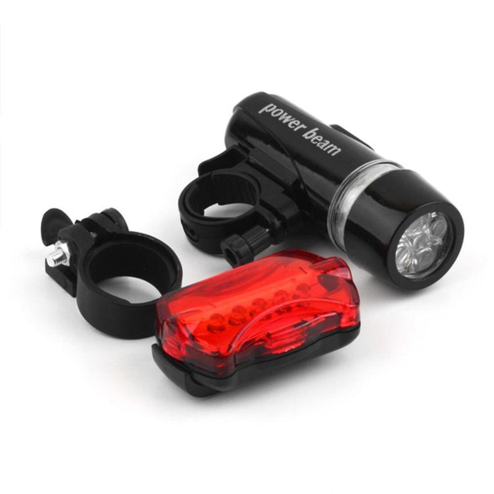 Lanfy Lampu Senter Safety Head Front Lamp Sepeda 5led