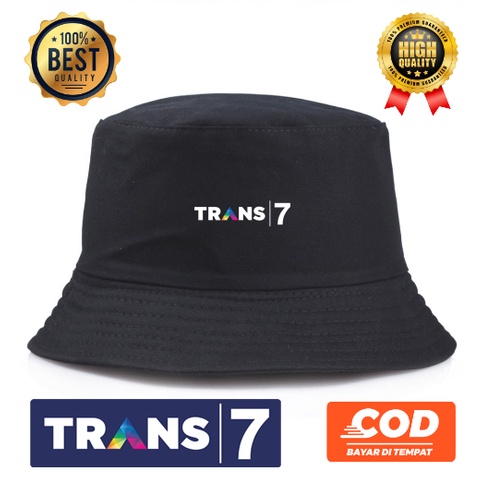 Topi bucket hat TRANS7 Logo premium terlaris bucket hat ithinkclothing