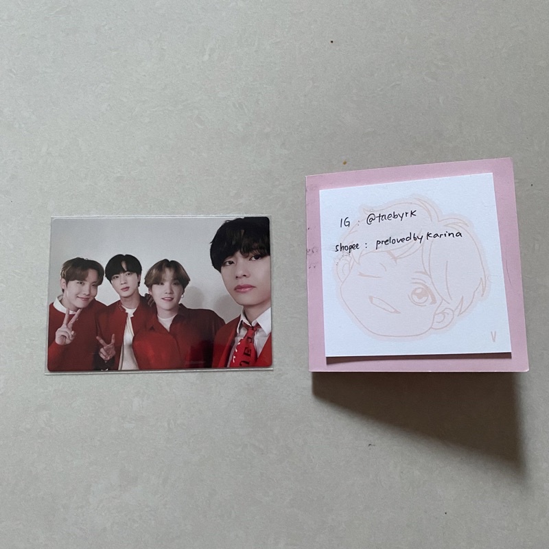 BTS Official Photocard Tumblr MOTS ONE Unit Taehyung Suga Jin Jhope PC