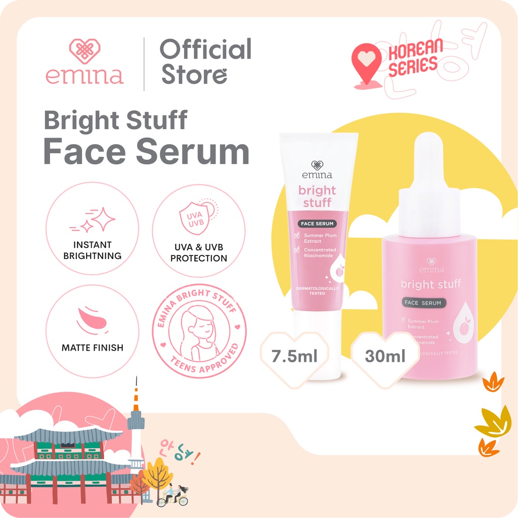 ✨ AKU MURAH ✨ Emina Bright Stuff Face Serum ORIGINAL