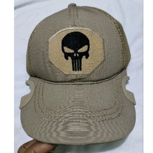 TOPI TACTICAL PUNISHER /HITAM /HIJAU/ KREM