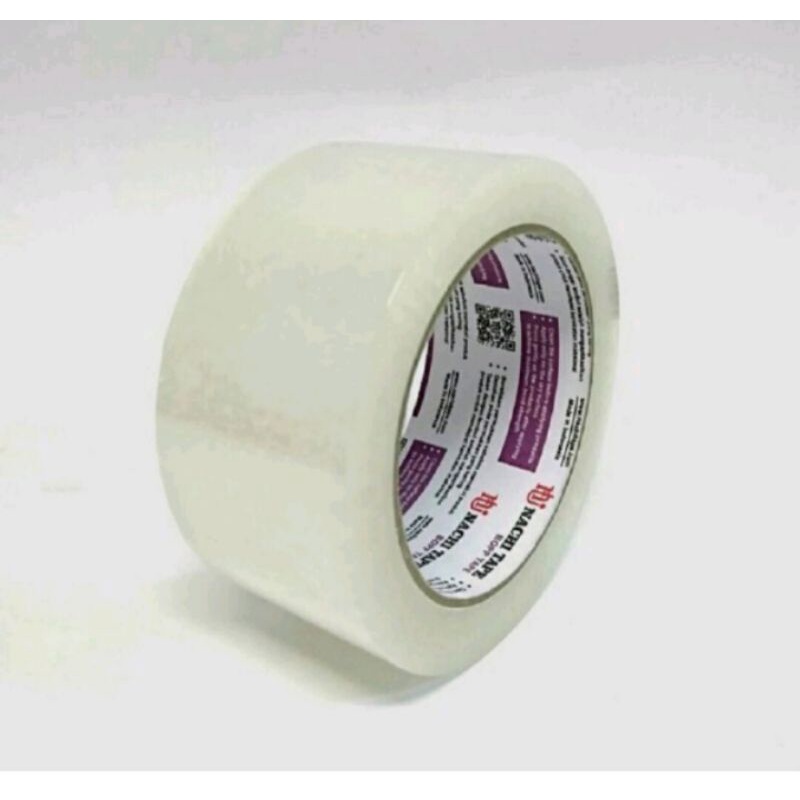 

Lakban/opp tape/isolasi Nachi 2" Clear/Brown 48mm x 100 yard