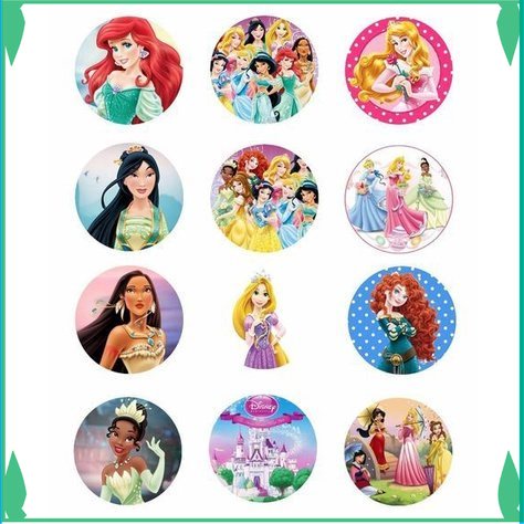 

TOPER KUE CUPCAKE TOPPER CUSTOM KARAKTER PRINCESS DISNEY FADHILSOUVENIR