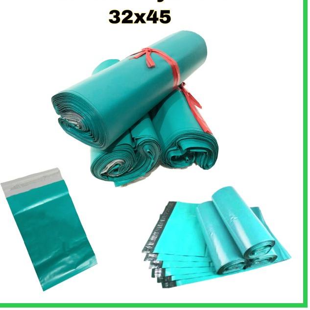 Plastik Polymailer Hijau 32x45 / Amplop Plastik Packing Online