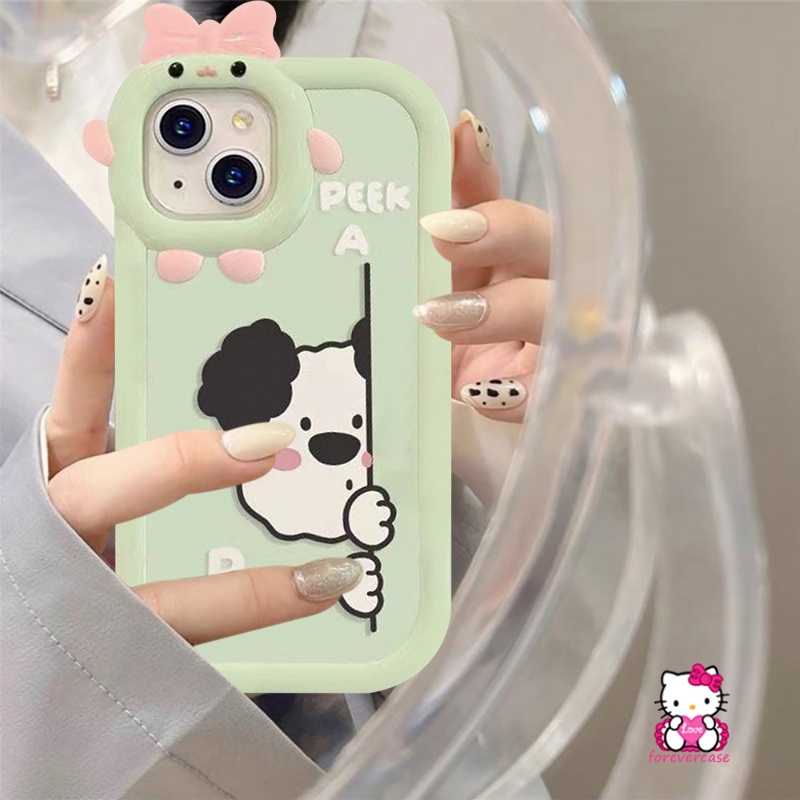 Casing Motif Peek a Boo Bear 3D Untuk Realme C35 C12 9 C25 C15 C31 C21Y C21 C33 9i 9Pro + 7i C25Y C30 C25 C11 C20 Cn C3 Cn 511 Cn Cover Lembut Gambar Monster