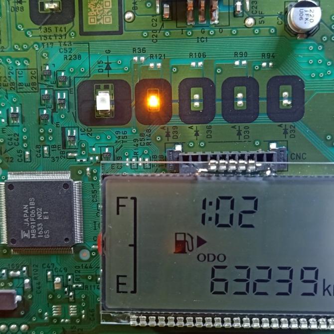 LCD speedometer spidometer Avanza Xenia 2012-2021