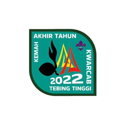 Badge TISKA Kemah Akhir Tahun Tebing Tinggi (bordir)