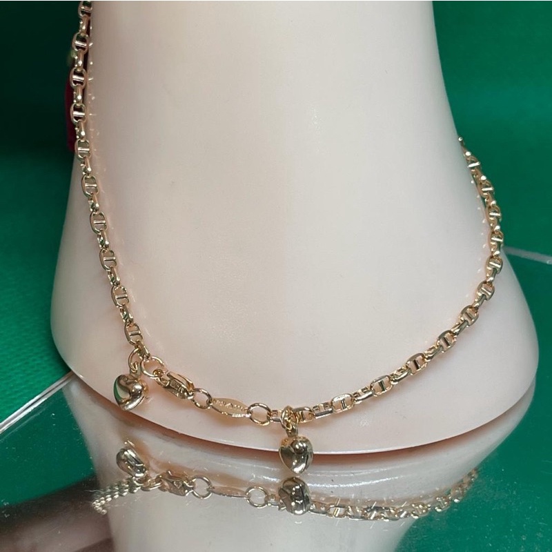 Gelang kaki dewasa emas asli kadar 700