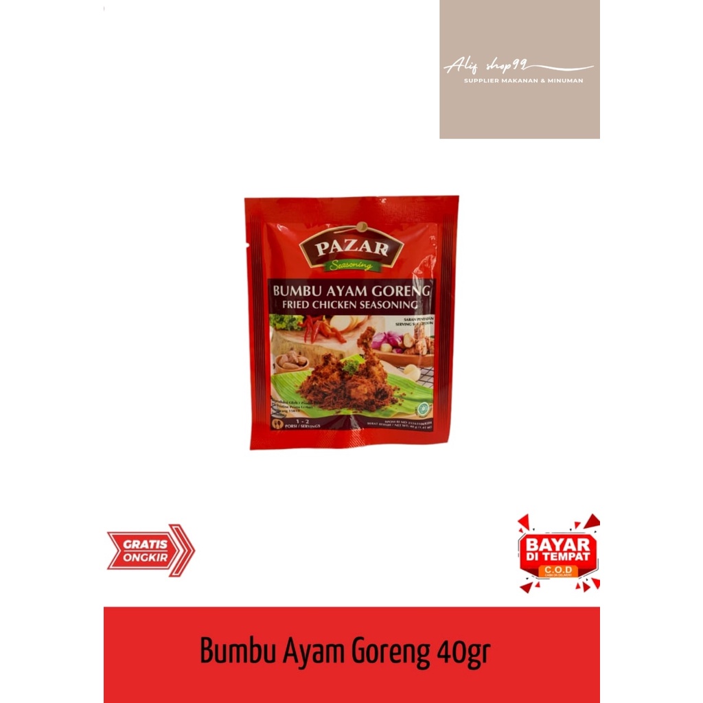 

Bumbu Ayam Goreng Sachet 40gr