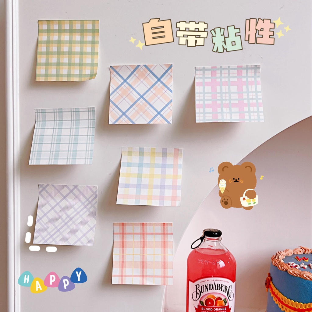 50 Sheets/pc Sticky Note Cartoon Weekly Plan Sticky Notes Memo Pad Stationery School Office Supplies