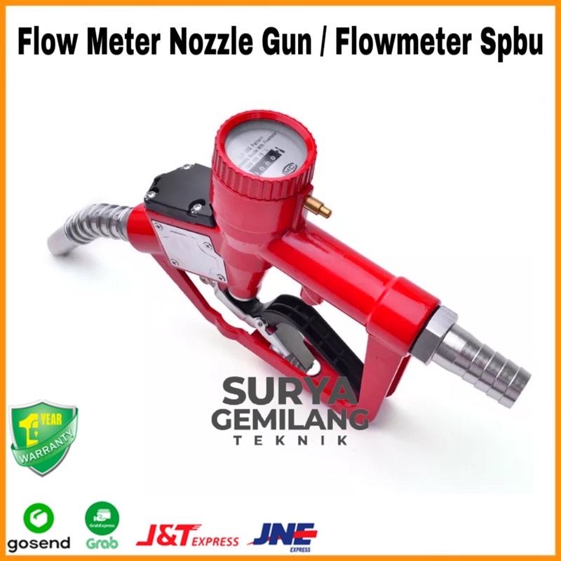 Nozzle Gun Pertamina / Pertamini  SPBU Pom Bensin Digital Dispenser SPBU Pom Bensin
