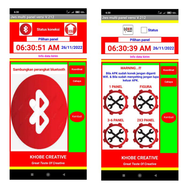 KHOBE JWS 1X4 P5RGB WIFI BLUETOOTH