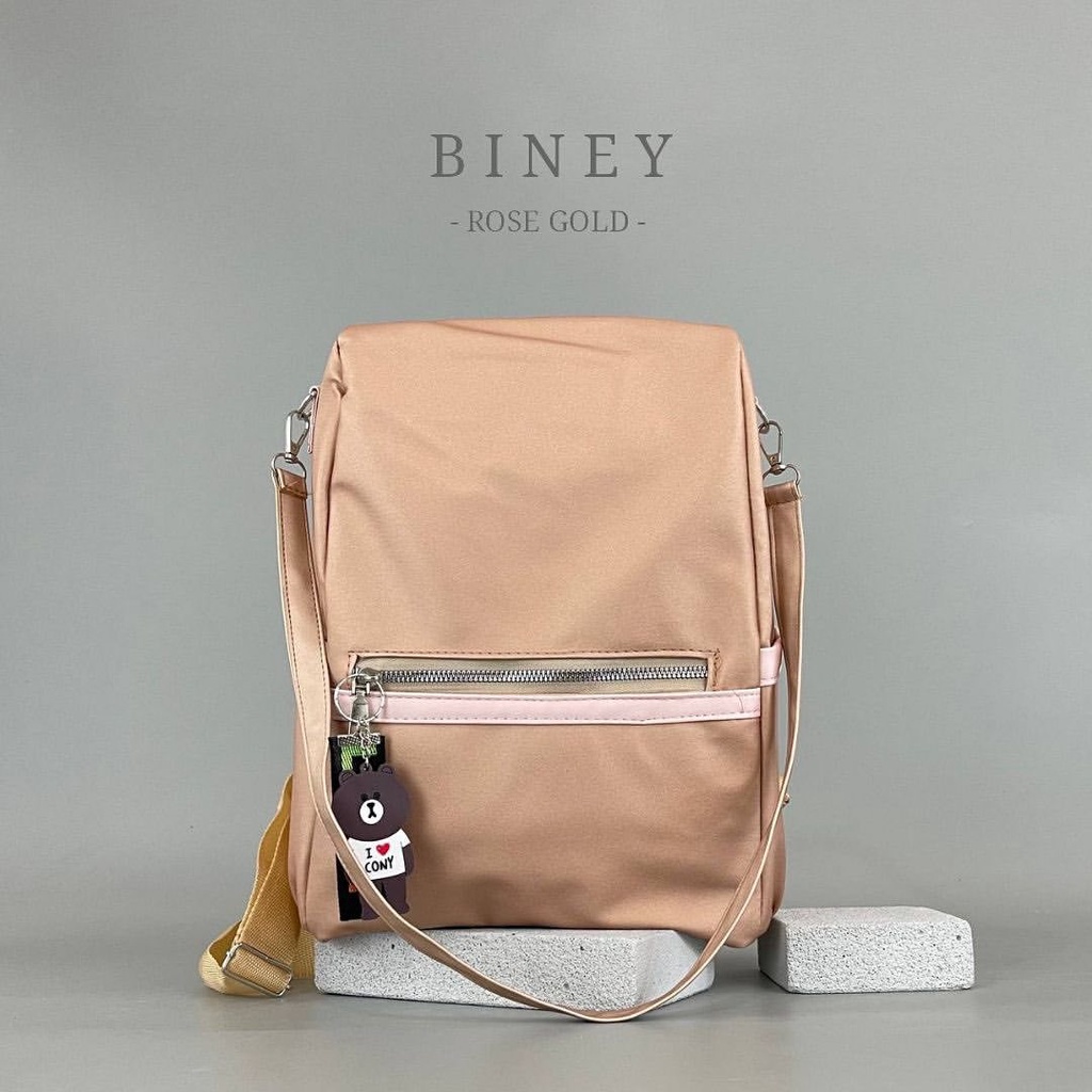 BINEY ROSE GOLD - TAS WANITA / TAS RANSEL WANITA