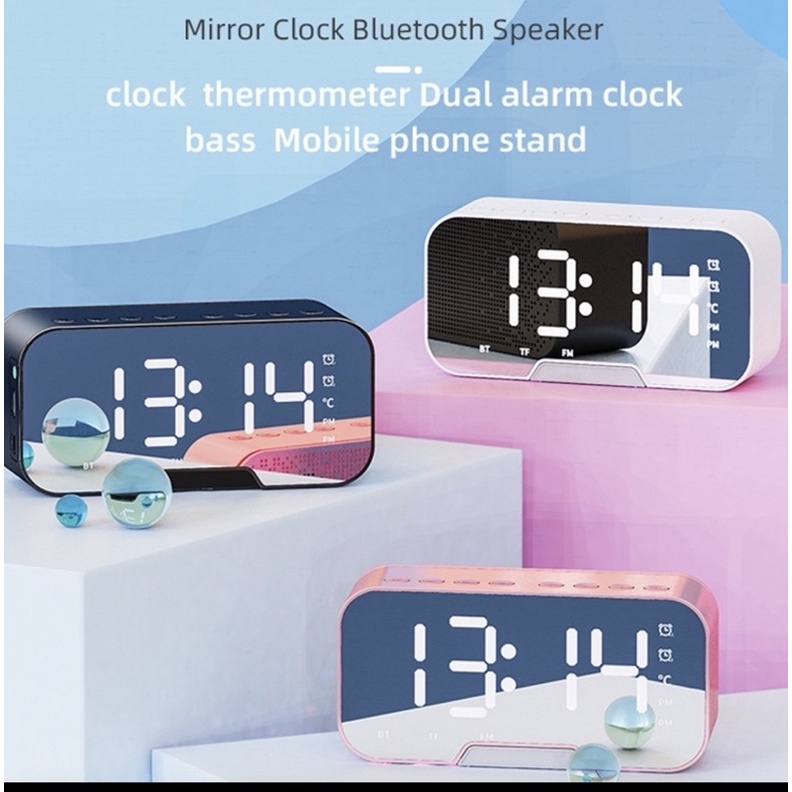 Speaker Jovitech bluetooth alarm led
