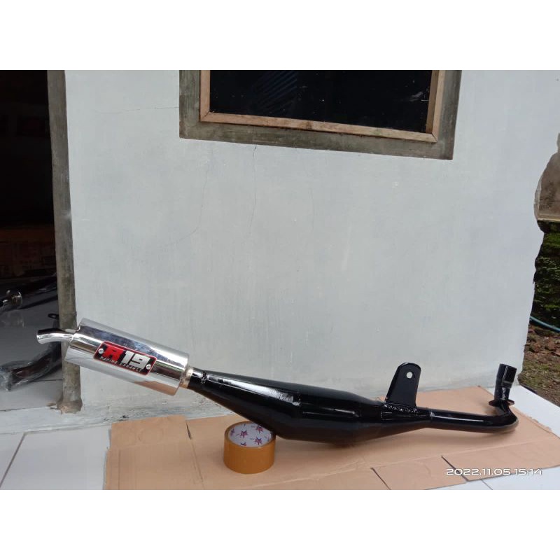 Knalpot racing standar Rc Bravo 100 original r19