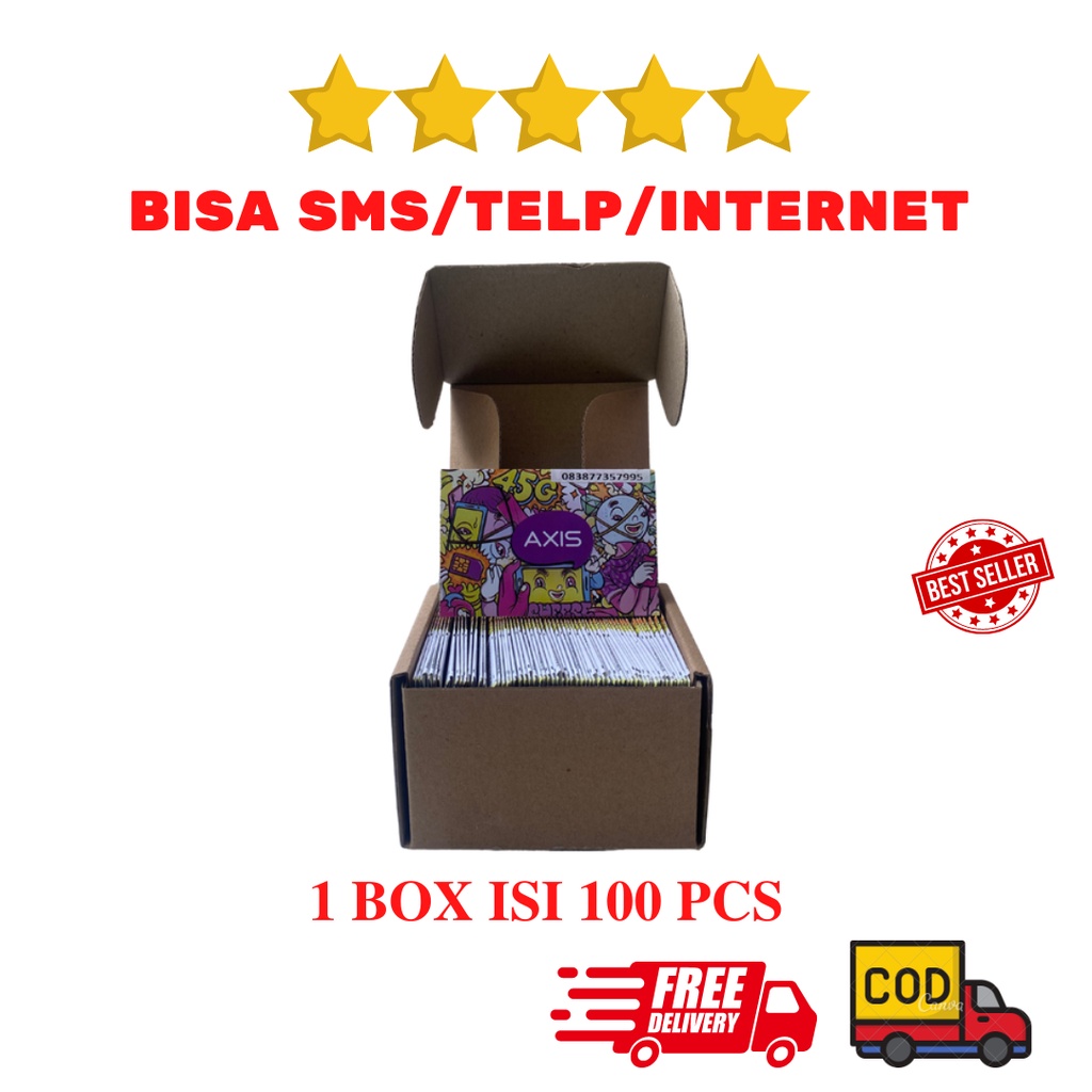 PERDANA 1 BOX AXIS ISI 50 PCS (BISA SMS/TLP)