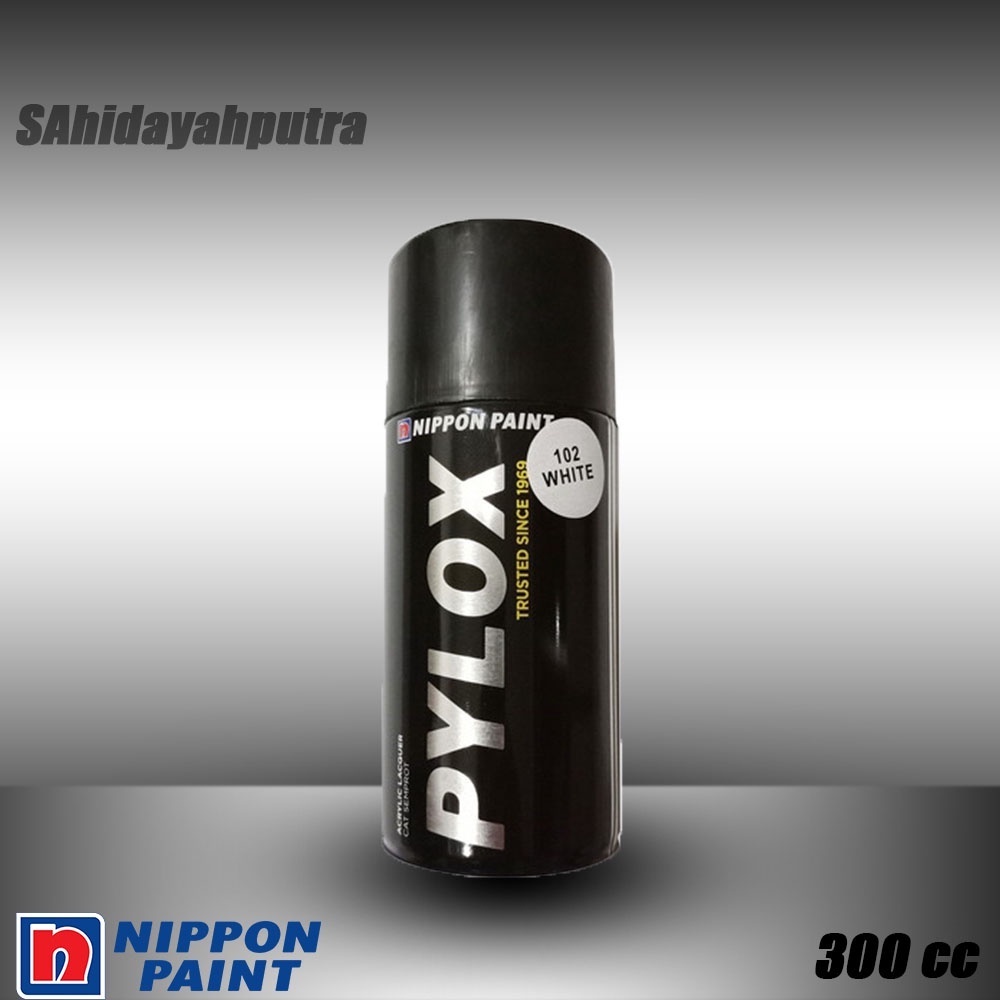 PYLOX NIPPON PAINT 300 CC SEMUA WARNA - PILOX CAT SEMPROT PILOK PYLOK WHITE BLACK RED YELLOW GREEN B