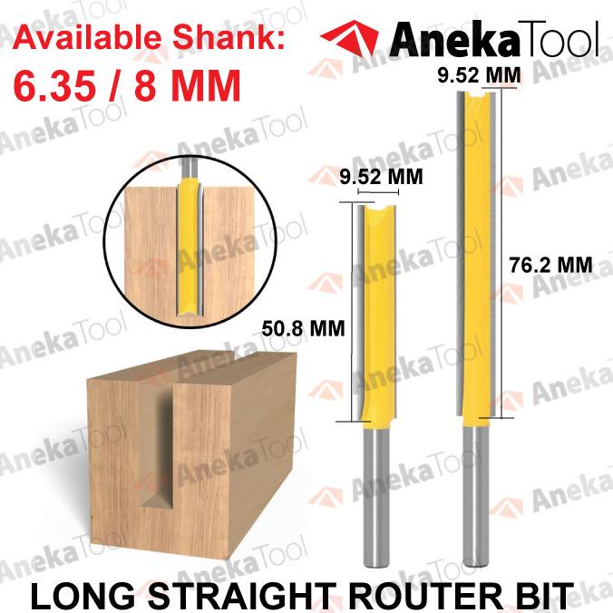 AT Mata Profil Router Lurus Panjang Long Straight Router Bit