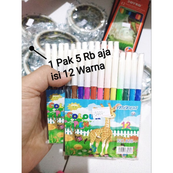 

SPIDOL Warna isi 12 Murah