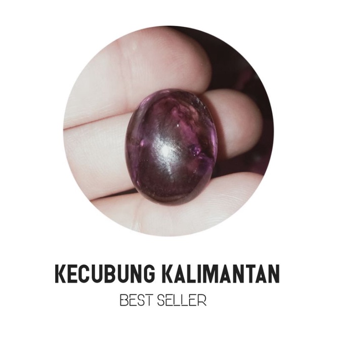Batu Kecubung Ungu Kalimantan Asli Natural Batu di pedalaman Kalimantan