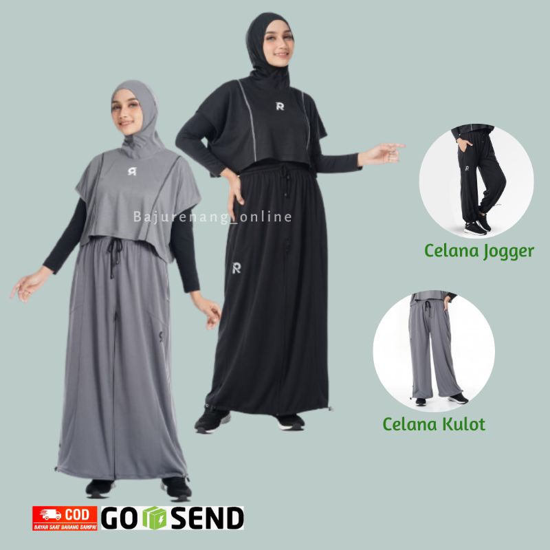 VALENCIA - Rok Celana Legging Laging Olahraga Senam Wanita Perempuan Syari Sport Rocella Sudah menya