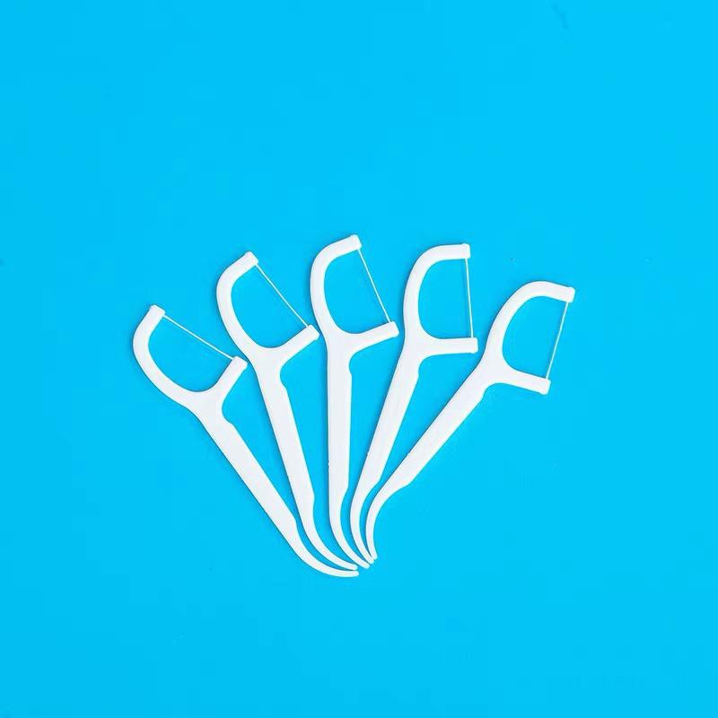 DENTAL FLOSS STICKS PICK PICKS BENANG GIGI SIKAT SELA CELAH