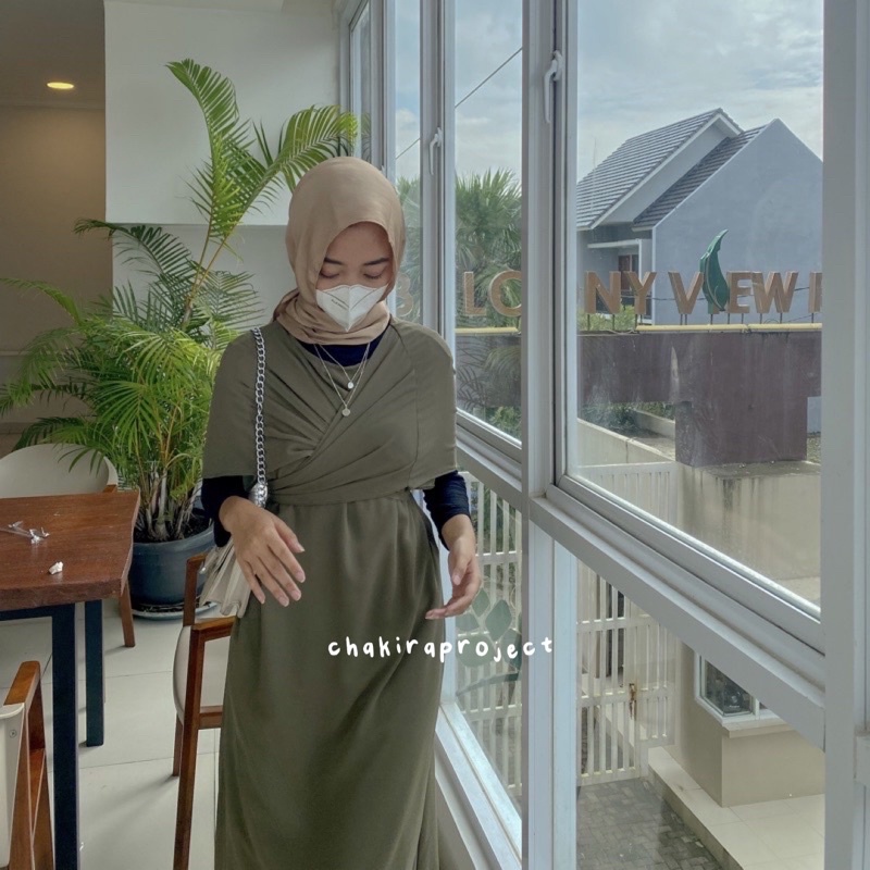 catleya dress/dress 10 look/dress 10 style/wrap dress/dress ceruty/dress lebaran simpel/dress kondan