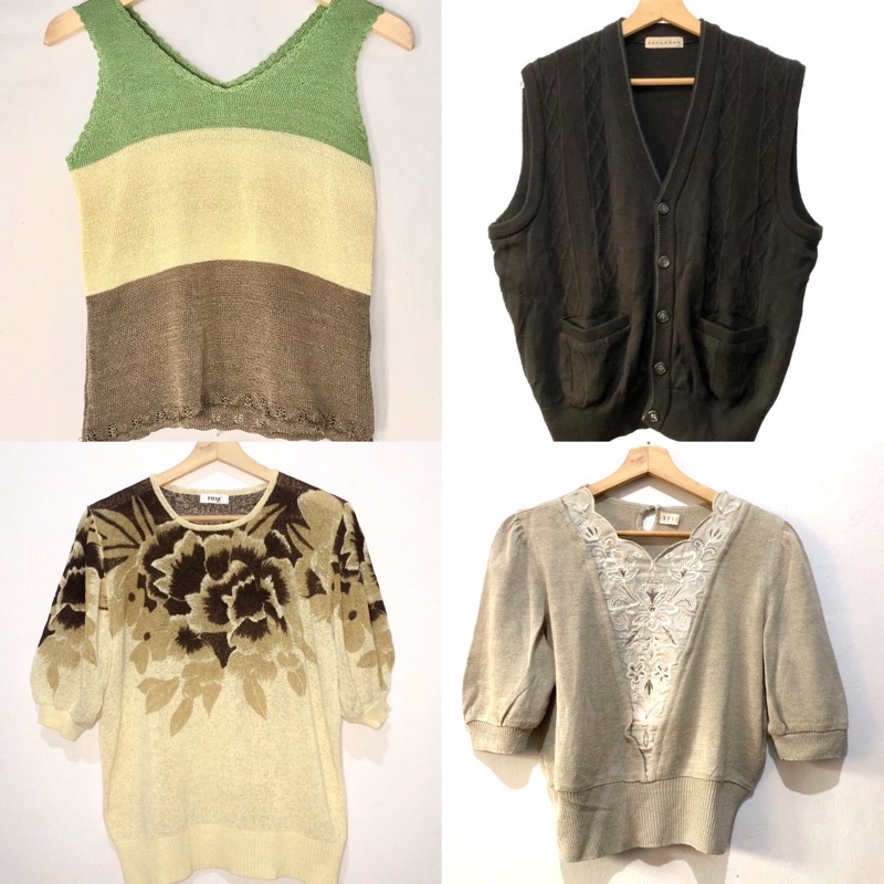 Vest preloved/vest/cardigan preloved/cardigan