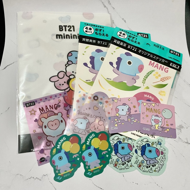 

BT21 Official Limited LINE FRIENDS Sticker and minini Clear File