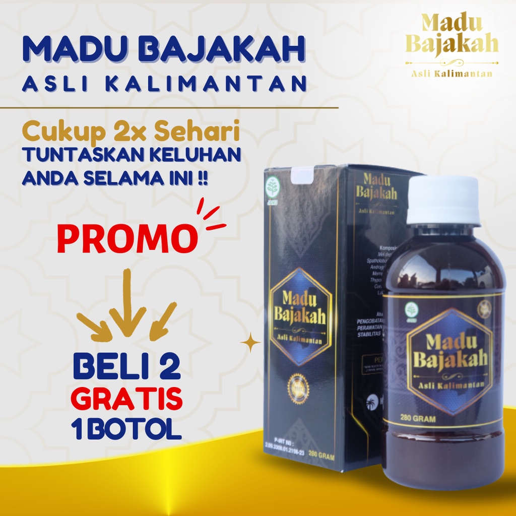 

Beli 2 Gratis 1 Madu Bajakah Asli Kalimantan Ekstrak Bajakah Alami Ampuh Atasi Keluhan Benjulan, Kelenjar, Kista, Miom, Kanker, Stroke dan Kronis Lainnya Isi 280 Gram