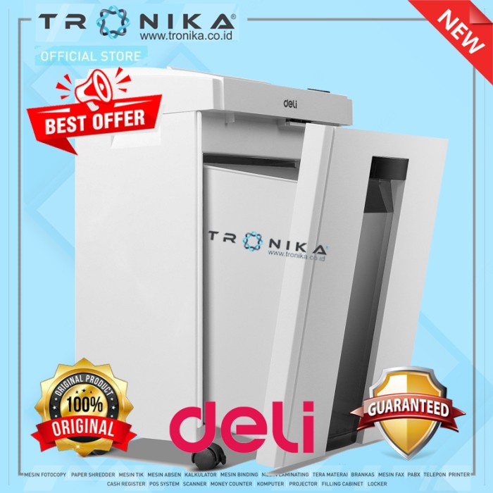 MESIN PENGHANCUR KERTAS | DELI E9952 | ORIGINAL | GARANSI RESMI