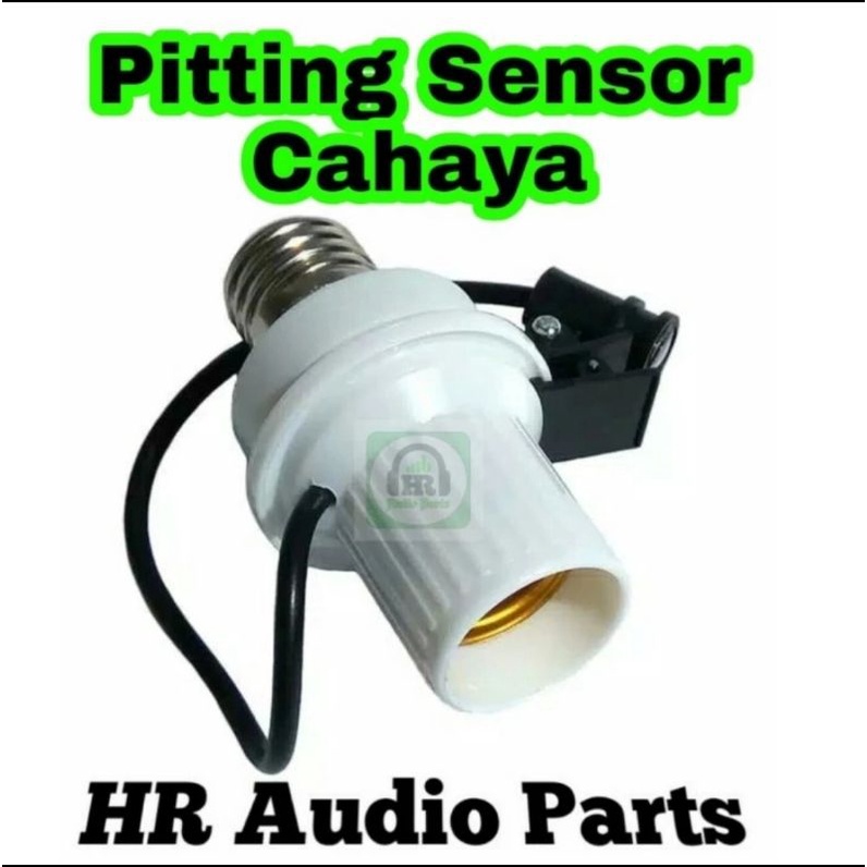 Fitting Lampu E27 Otomatis Sensor Cahaya LED Pitingan Sensor Cahaya