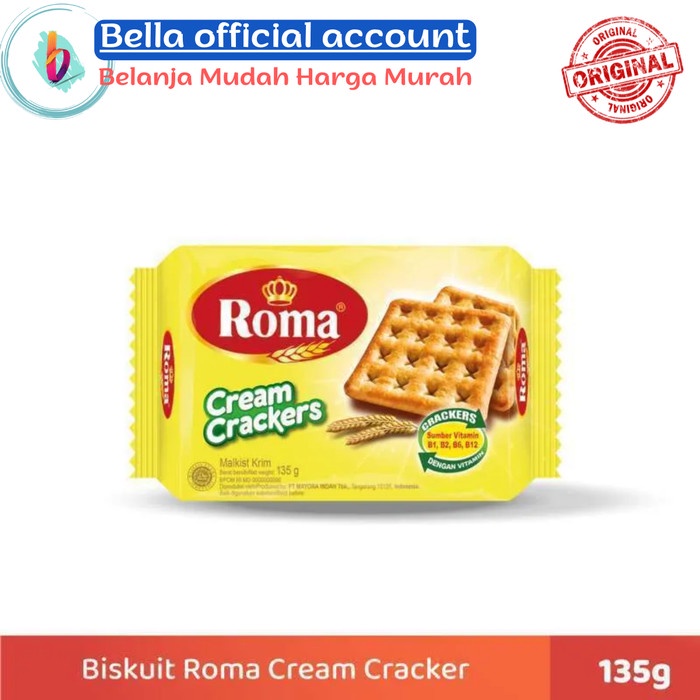 

Roma Cream Crackers Biskuit 135 gr