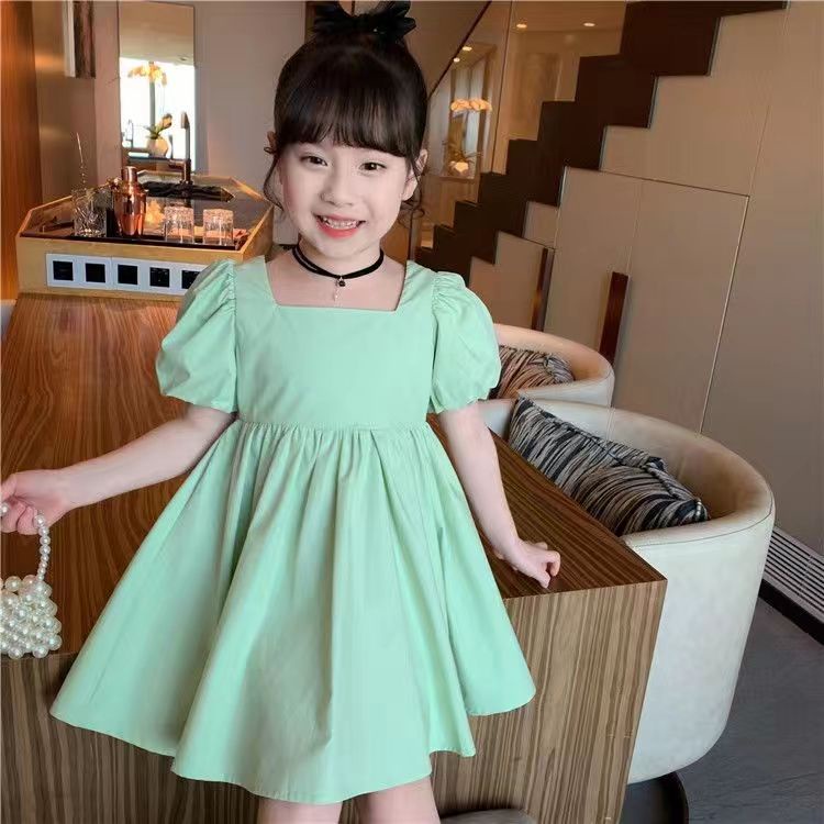 DRESS ANAK PEREMPUAN POLOS / DRESS BAYI PEREMPUAN [ BONUS HAIRCLIP]