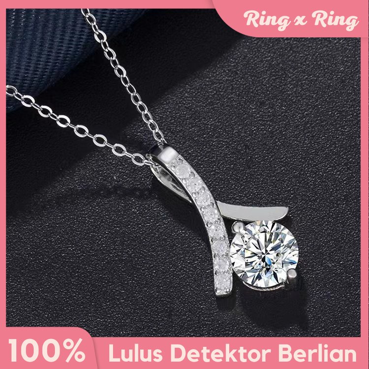 Rings_Rings Kalung Tura berlian replika / replika berlian eropa/lapis emas 18k Sterling Silver Berla