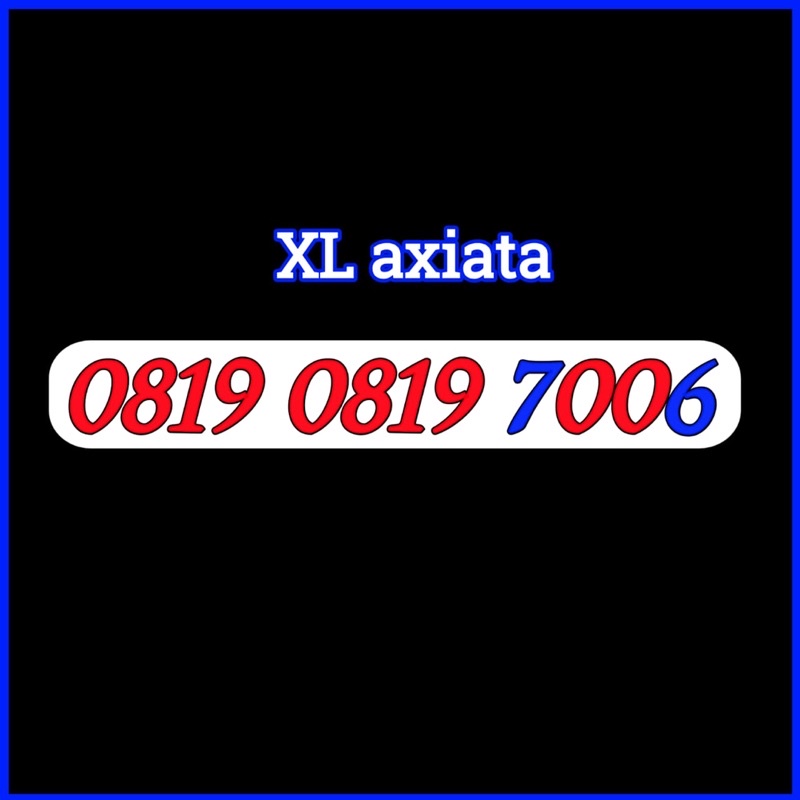 Nomor Cantik XL triple- Kartu perdana XL 6996